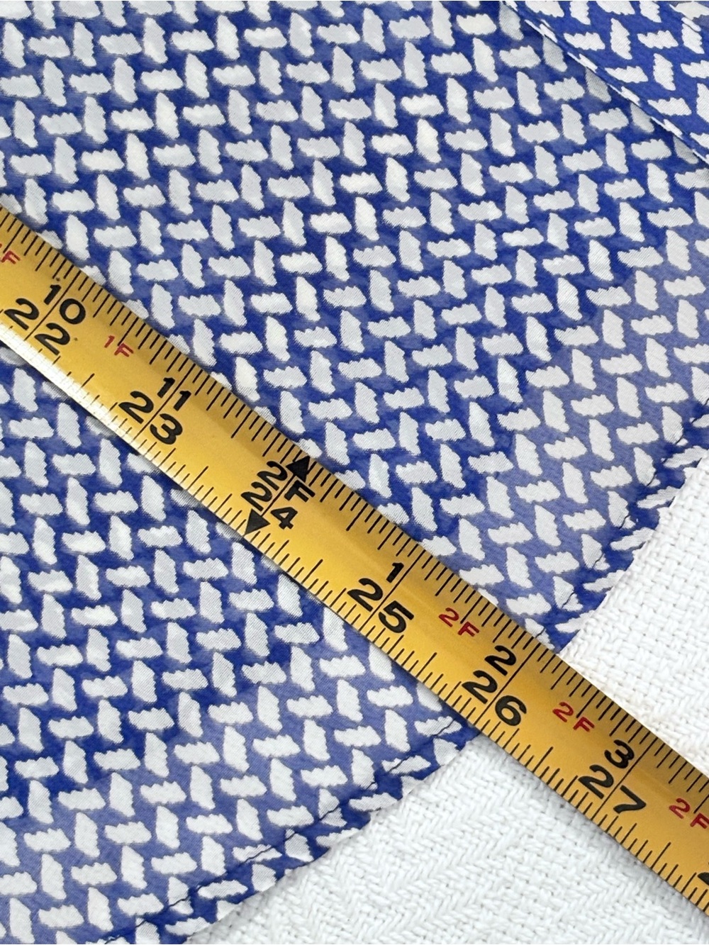 Pleione Navy Micro-Print Long Sleeve Button-Down Shirt - Picture 6 of 8